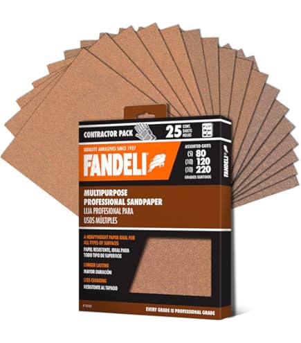 Makita - 742528A 742528-A #320 Sand Paper, 4-Inch By 4-1/2-Inch, 5-Pack