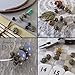 Antique Bronze Spacer Beads for Jewelry Making Small Brass Metal Beads & Bead Assortments for Bracelet Necklace Earring Making Brass Bead Spacers for Jewelry Making Brass Shapes for Crafts 500pcs