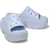 Crocs™ Stomp Wedge Slides for Men and Women – Thermoplastic Lining, Upper, and Footbed – Round Toe Design Dreamscape Men's 7, Women's 9 Medium