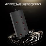 EXTRASTAR 2 Way Extension Lead 13A UK Plug 2M Power Strip Black view 4