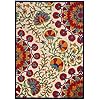 Nourison Aloha Red Multicolor Easy-Care Indoor-Outdoor Rug 5'3" x 7'5", 5'3"X7'5", Multi