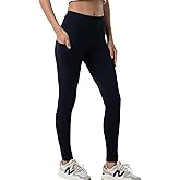 Women's High Waisted Yoga Leggings with Pockets - Tummy Control Soft Athletic Pants for Workout Gym Running