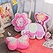 Brandream Kids Pillows Girls Butterfly Shaped Pillow Quilted Throw Pillow for Bed Couch Pink Sweet