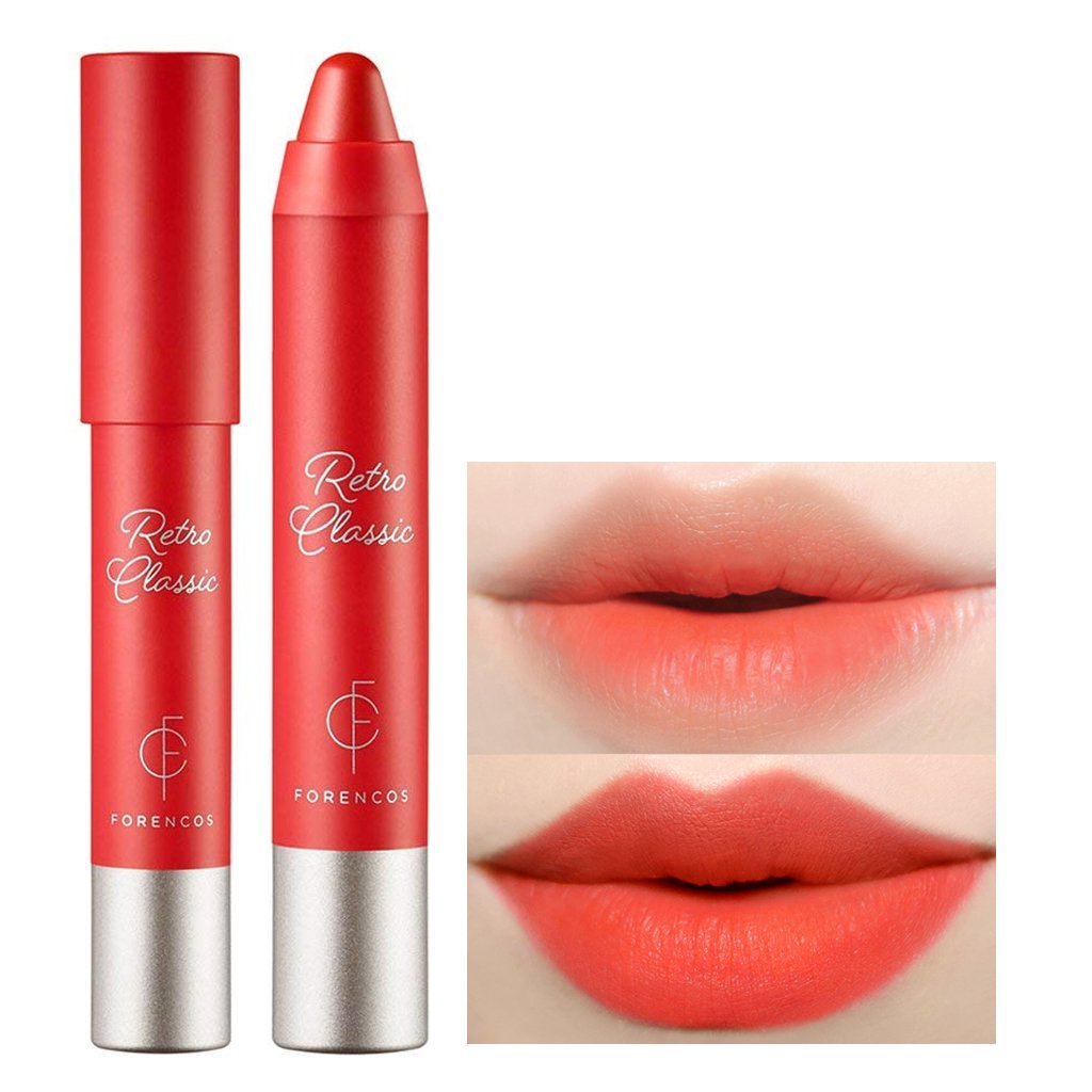 Buy [FORENCOS] Retro Classic Lip Crayon 2.5g (Retro Orange) Creamy