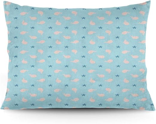 Amazon Com Gultmee Pillow Sham Whale Silhouettes With Seastar