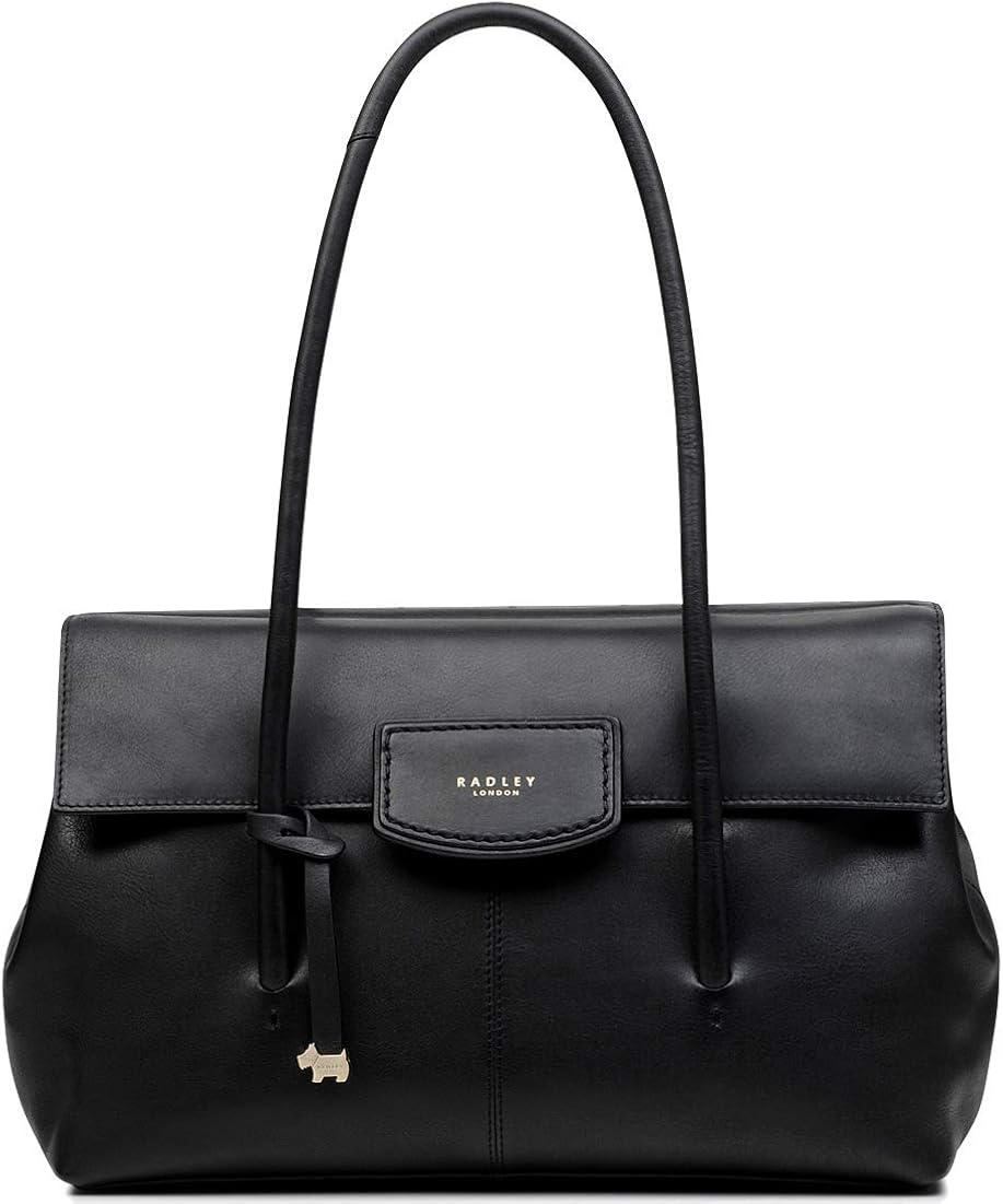 RADLEY London Burnham Beeches Large Flapover Shoulder Bag Black