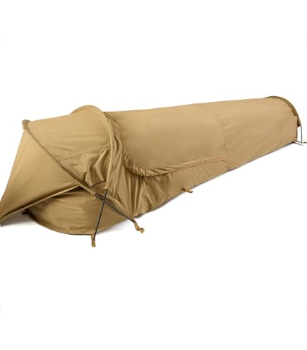 Amazon.com : Bivi Tent + Compression Bag Italian Camo Defcon 5 for