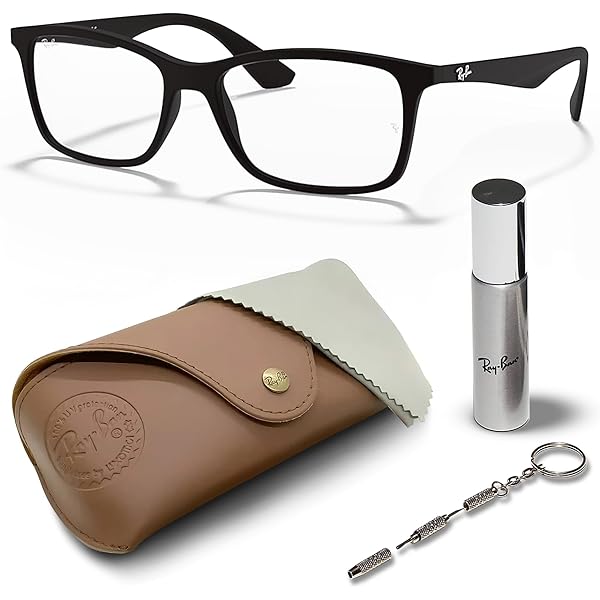 Ray-Ban RB7056 Square Shape Injected Eyeglasses with Official
