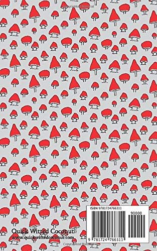 One Million Mushrooms Notebook - Ruled Pages - 5x8 (Magic Red) - Image 3