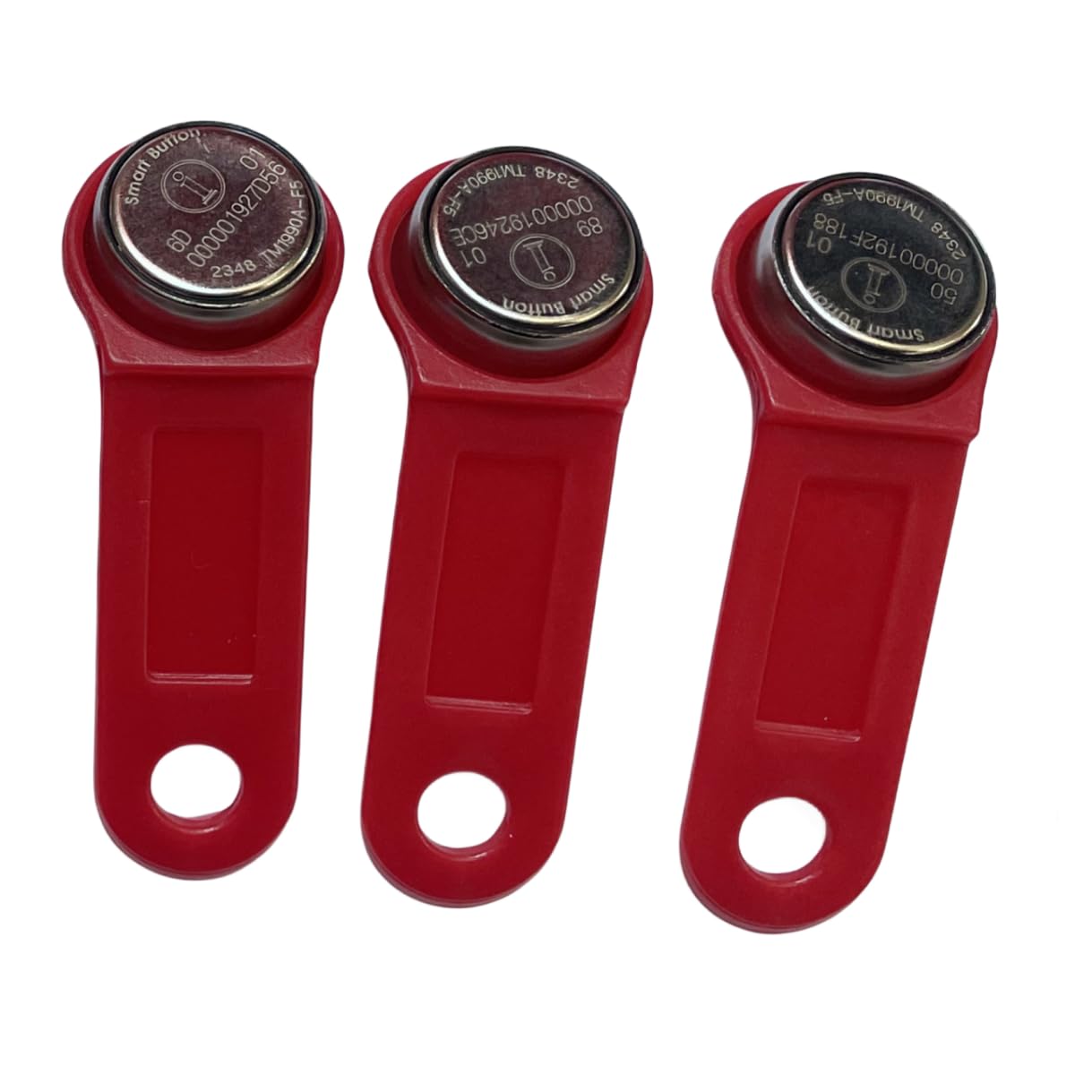 YARONGTECH Dallas Ibutton Without Magnetic Black Handle (Pack of 10) (Red)