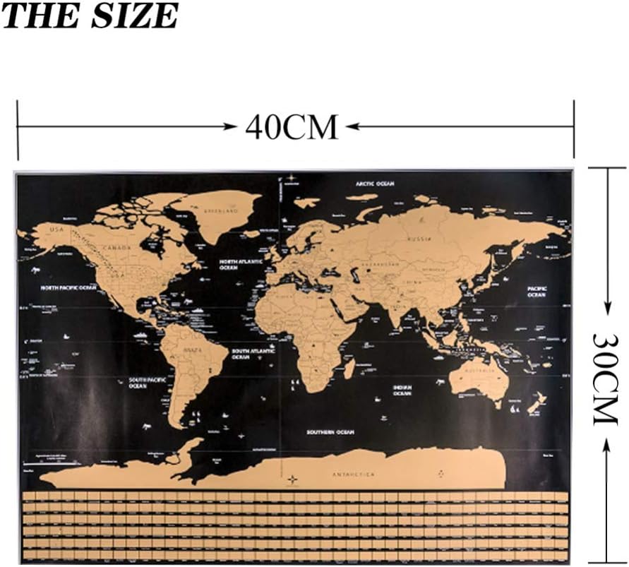 Scratch Off Map Of The World Travel Map Poster Easy Scratching Gold Foil With Country Flags Gift For Traveler Zdmathe Geographie Cartes Geographiques Dwteam In