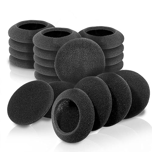 10 Pairs Replacement Foam Ear Pud Earpads Sponge Cushion