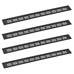 uxcell 4pcs Rectangle Ventilation Grille Aluminum