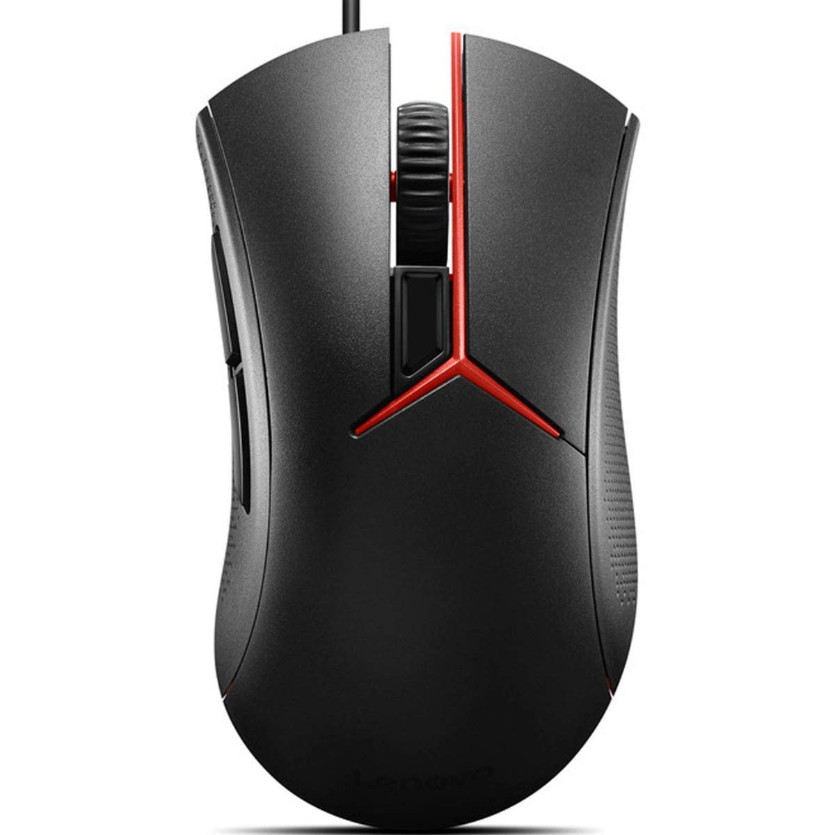 Lenovo GX30L02674 Optical USB Mouse 4000 DPI Right-Handed Mouse (Right Handed, Optical, USB, 4000 DPI, Black, Red)