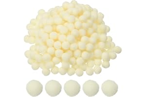 PATIKIL 0.3inch(8mm) Pom Poms for Crafts, 2000pcs Small Pompoms for Crafts Mini Puff Balls Bulk High Elasticity Fuzzy Balls f