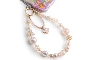 Posadina Phone Charm for Women, Anti-Theft Phone Wrist Strap, Hands-Free & Detachable Cellphone Lanyard Chain with Tether Tab