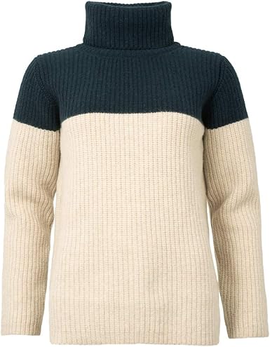 beige roll neck jumper womens
