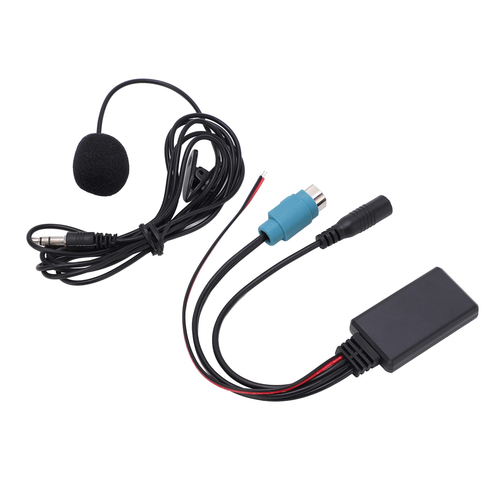 Alpine Car Stereo Alpine Bluetooth Adapter Other Automotive and Motorcycle Parts Bluetooth AUX IN Cable Adapter Stereo Full Speed with Removable Microphone Replacement for Alpine