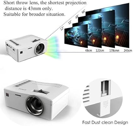 Tongshi 1080P HD LED Multimedia Home Centro de Cine VGA de TV USB ...