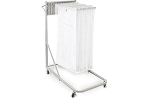 ADIR CORP. Adir Mobile Blueprint Holder – Construction Plan Rack, Map Organizer, Blueprint Rack, and Poster Display Rack for Jobsite and Office (Without Blueprint Clamps)