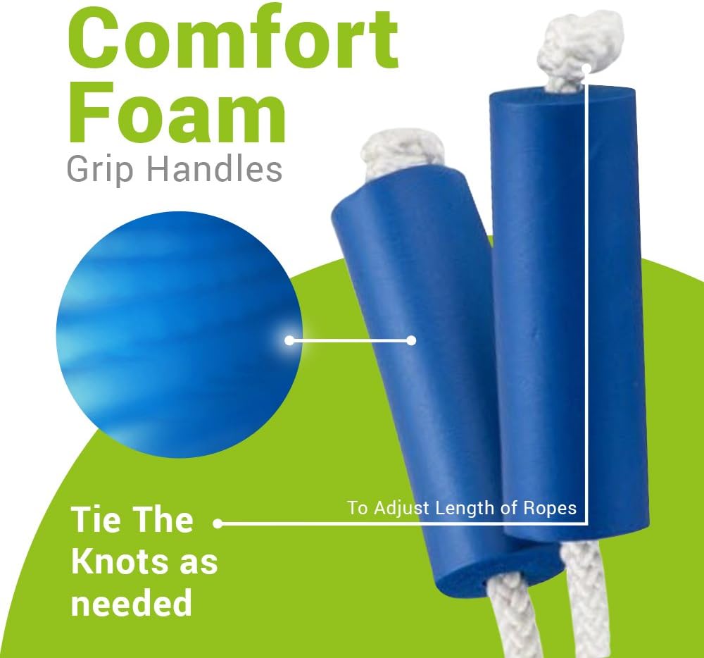 Sock Aid and Stocking Assist | Flexible Contoured Plastic Shell with Built-Up Foam Grip Handles | Easy Putting Up and Removing Socks or Compression Stocking (Blue, Pack of 1): Health & Personal Care