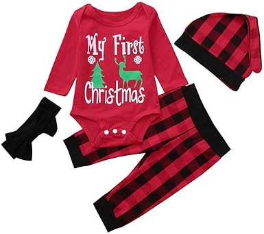 6 month christmas pajamas