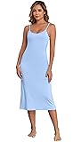 Qzzater Women Adjustable Spaghetti Strap Long Cami