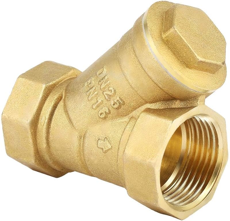 Hilitand 1" BSPP Brass Sieve Filter Valve Female Thread Female Connector