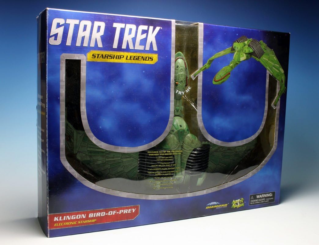 Diamond Select Toys Star Trek: Electronic Klingon Bird of Prey Ship: Diamond Select: Home & Kitchen