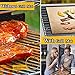 SKYBD Copper Grill Mat (Set of 5) Non-Stick BBQ Grill&Baking Mat for Gas, Charcoal, Electric Grill Sheet, Reusable, Heavy-Duty, Easy to Clean - 15.75 x 13 Inch (Gold)