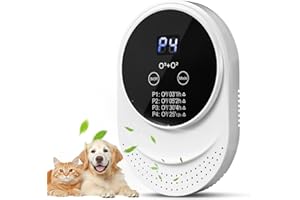 PVACG Cat Litter Box Deodorizer Plug In Air Purifier for Whole House Pet Odor Portable Air Cleaner for Bathroom Toilet Living Room Kitchen Pets House (1)