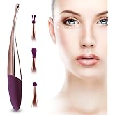 CHARMING Personal Wand Massager with Waterproof Vibration for Full Body Massage Use, Promotes Essence Absorption, Relieves Fatigue -Purple