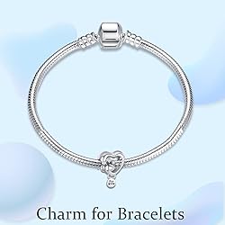 MGIUL Sparkling Animal Paw Print & Heart Charm for