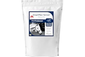 SMARTPAK SmartEquine SmartFlex Senior Pellets | Horse Joint Supplement with Chondroitin Sulfate, Glucosamine and More | Joint Supplement for Senior Horses | 112 Servings | 14.8 lb Bag