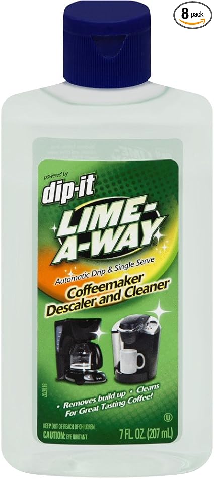 Amazon Com Lime A Way Dip It Coffeemaker Cleaner 56 Fl Oz 8 Bottles X 7 Oz Descaler Cleaner For Drip Single Serve Coffee Machines Health Personal Care
