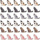 SUNNYCLUE 1 Box 42Pcs Cute Cat Charms Kitty Charms Alloy Enamel Bulk Cartoon Pet Cats Tail Animal Holiday Charm for Jewelry Making Charms DIY Earrings Necklaces Bracelets DIY Crafts Beginners Adults