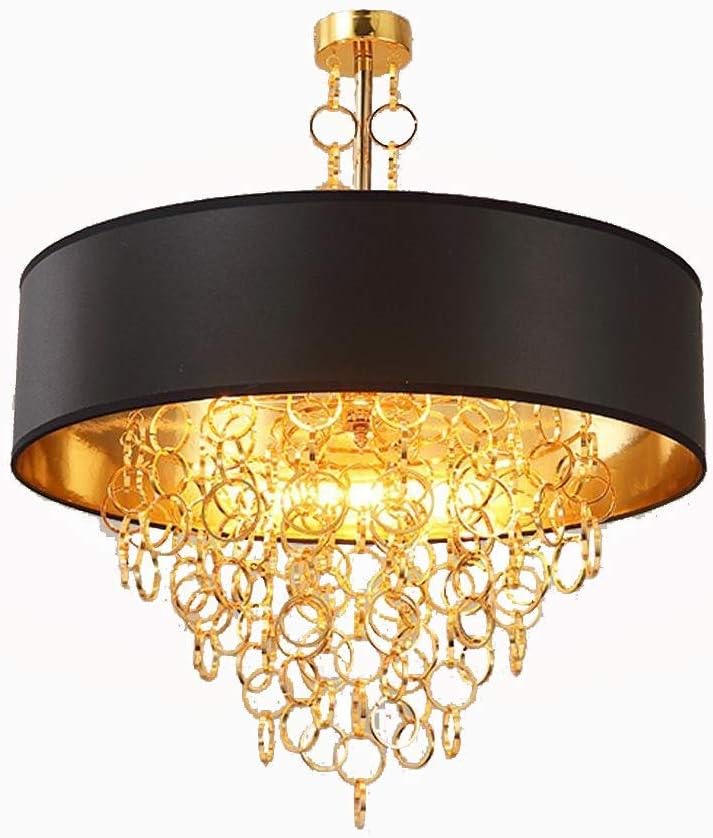 Lámparas de araña Moderna lámpara colgante de metal alrededor de la