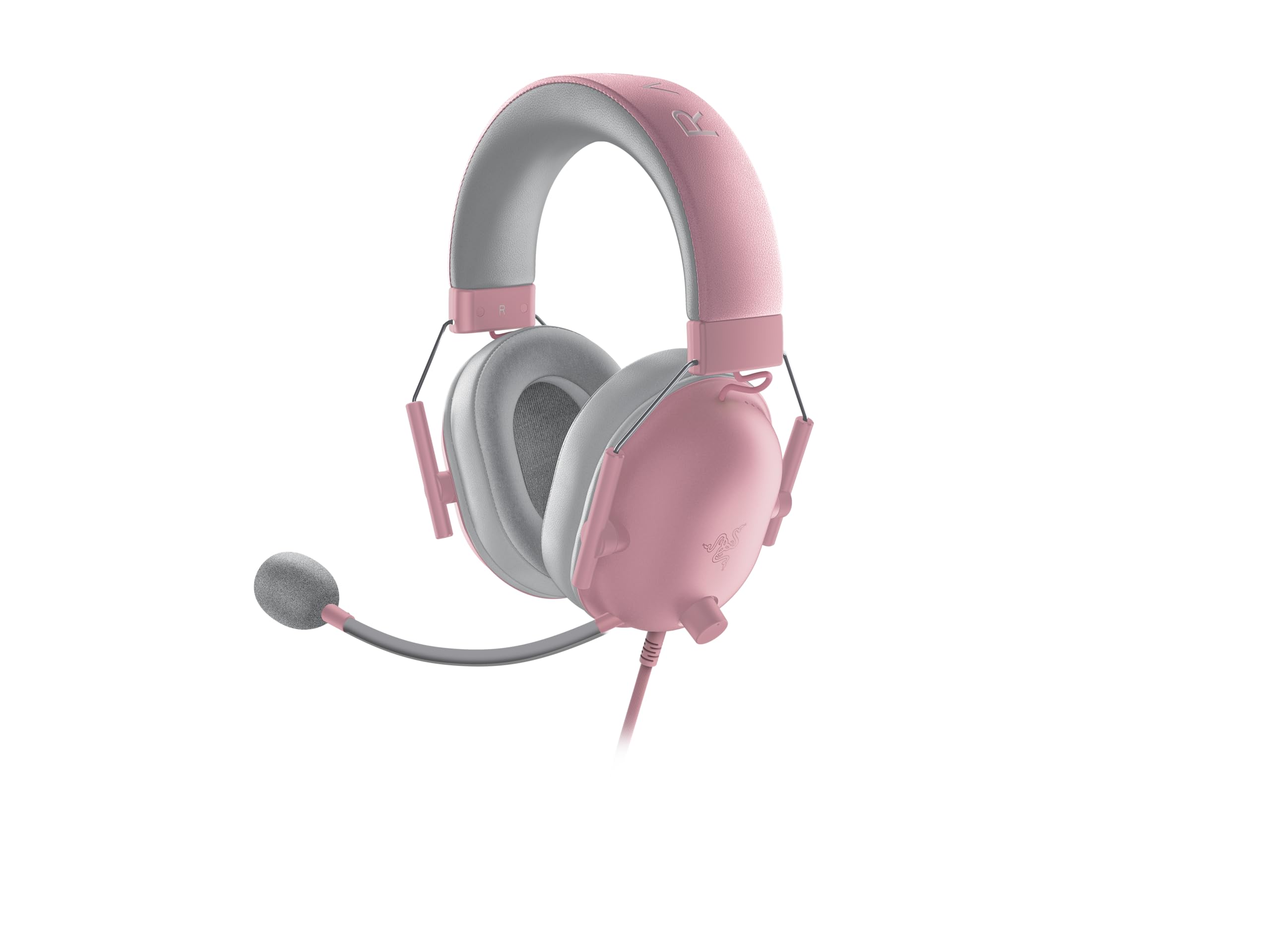 Razer BlackShark V2 X - Multi-Platform Wired Esports Headset (Triforce 50 mm Drivers, Advanced Passive Noise Cancellation, 7.1 Surround Sound, Hyperclear Cardioid Mic) Quartz Pink — image 1