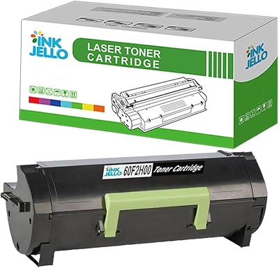 InkTello Compatible Toner for Lexmark MX310 MX410 MX511 MX611 60F2H00 Black