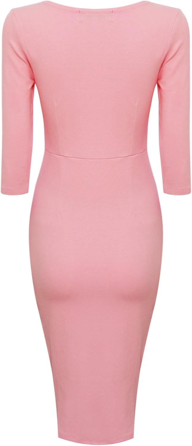 tulip hem bodycon dress