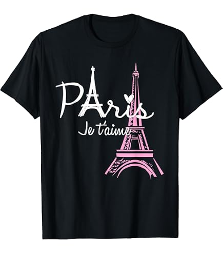 Amazon.com: I Love Paris T Shirt, I Heart Paris Tee France Shirt T