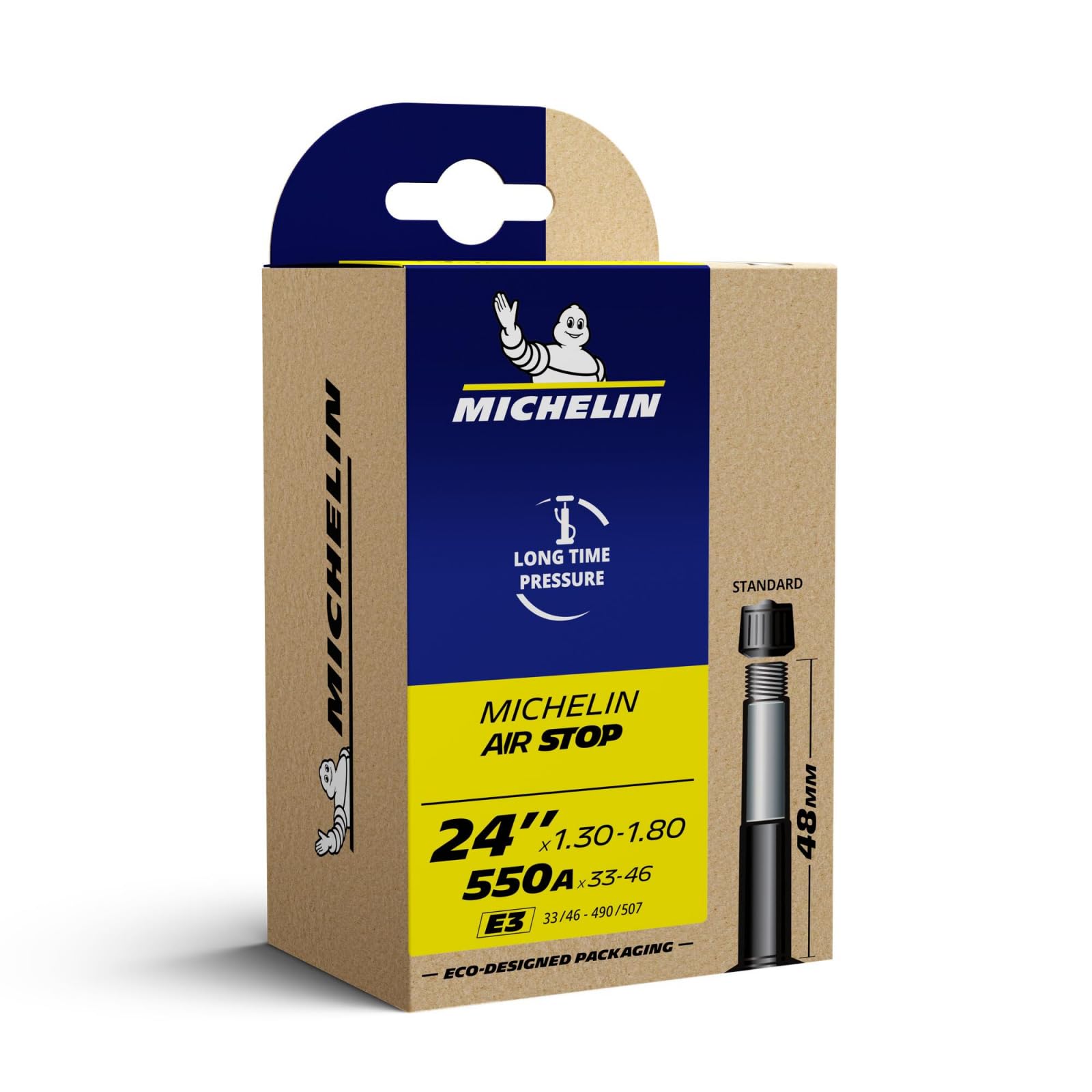 Michelin MTT412 Cycle Tube, 700 x 18-23c