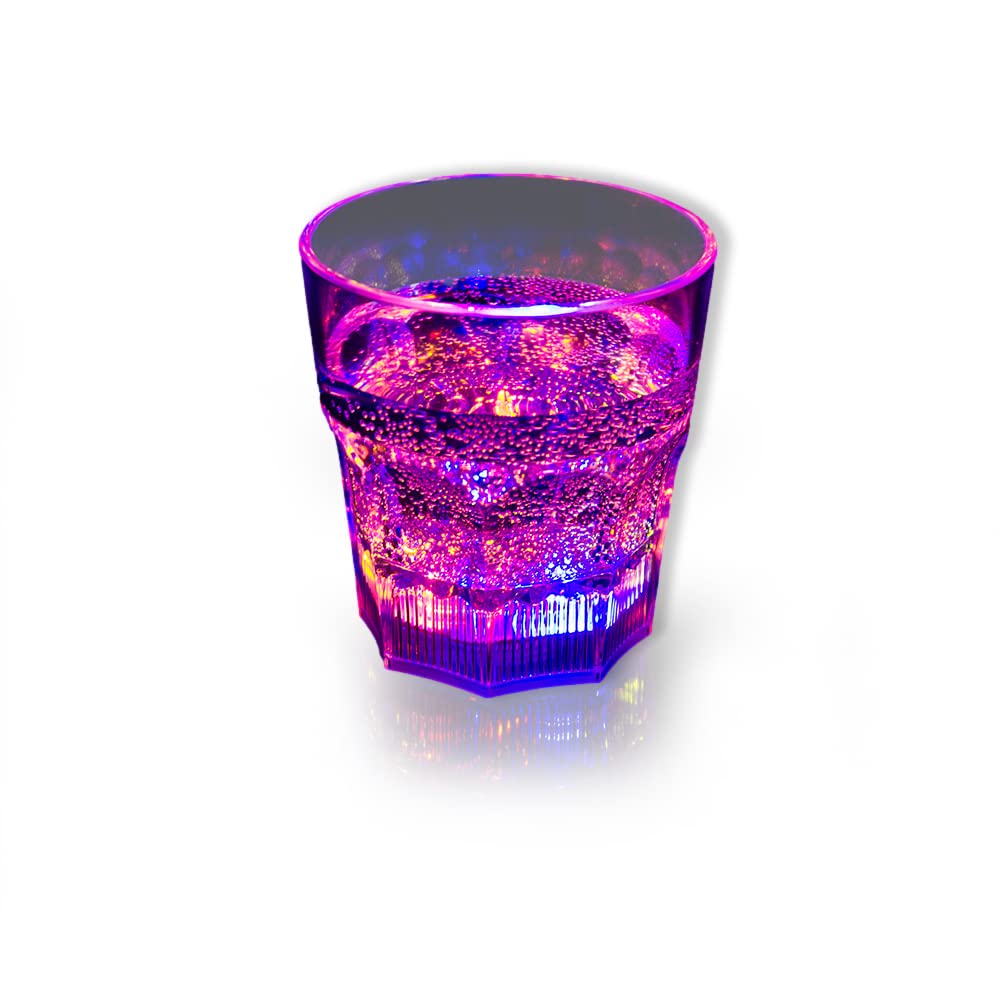 The Glowhouse Light up Colour Changing Tumbler Glass Plastic Reusable Cup for Party
