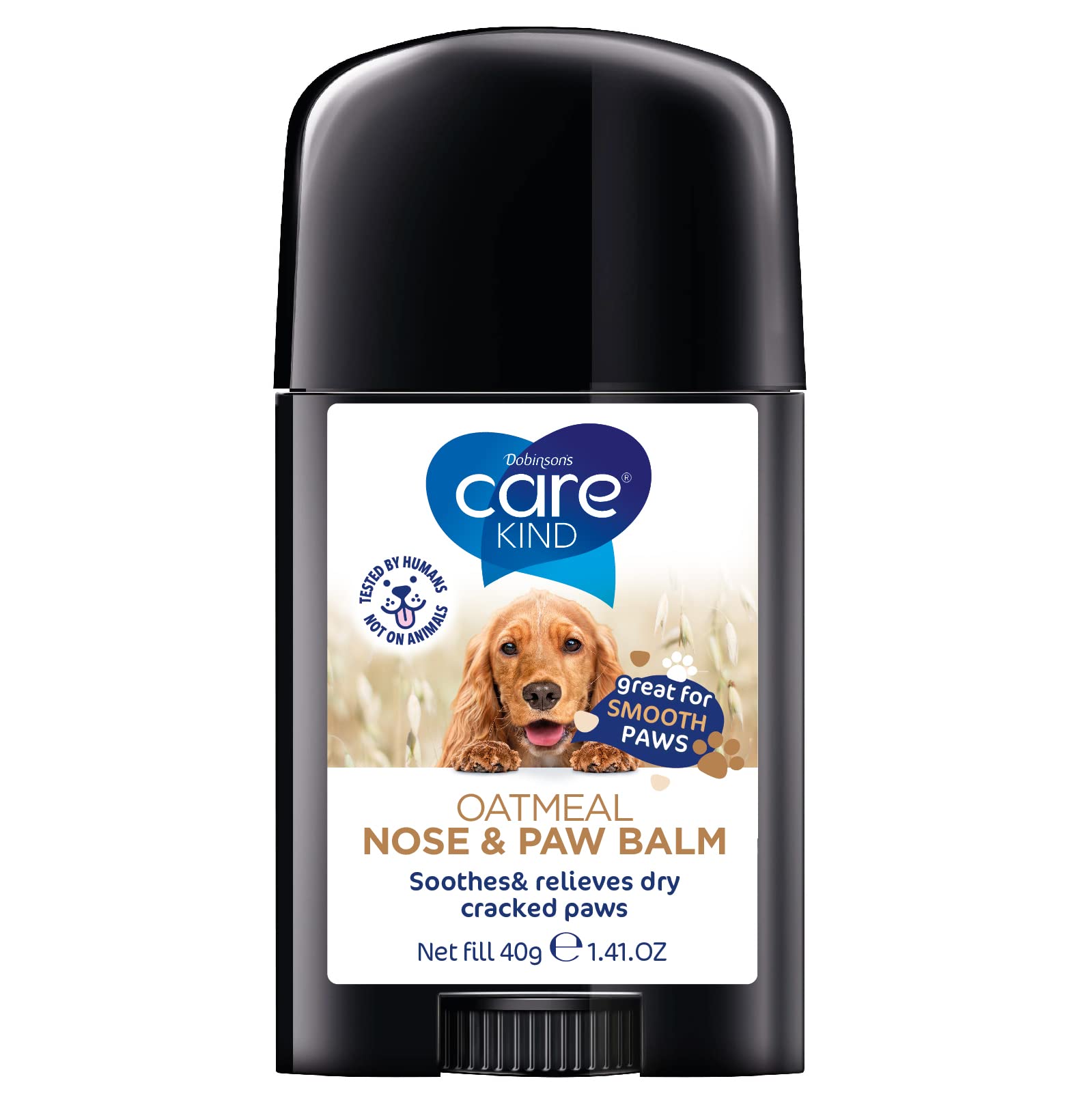 CAREKIND Dog nose balm 40g, Natural lick safe Paw balm for dogs contains Colloidal Oatmeal, Dog paw cream Vegan formula nose balm for dogs reduces skin irritation and redness