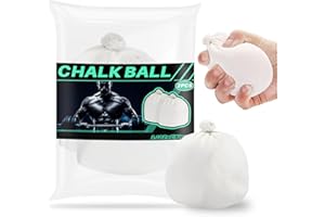 RAINFLOW 2PCS Chalk Ball - Climbing Chalk Ball Gymnastics Lifting Chalk for Gym, Gymnastics, Grip, Climbing, Weightlifting (2.1 OZ Each)
