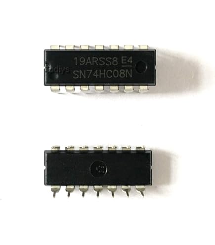 10 Pz 74HC08N SN74HC08N 74HC08 SN74HC08 DIP-14 Porte Logiche QUAD 2-INPUT E GATE Nuovo Originale