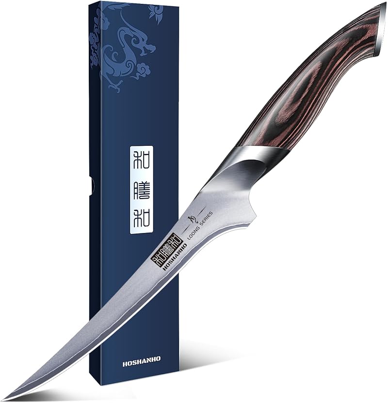 HOSHANHO 7 Inch Fillet Knife - Japanese High Carbon Stainless Steel