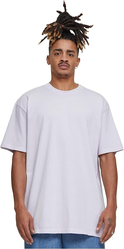 Herren T-Shirt Acid Washed Heavy Oversize Tee softlilac L