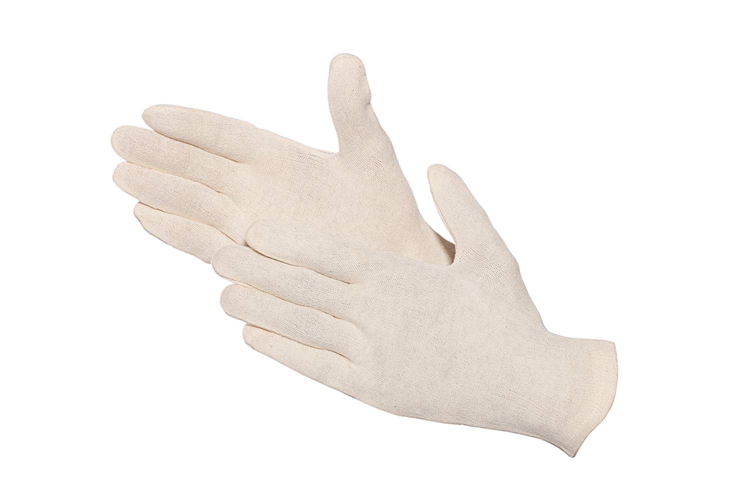 JAH Knitted Cotton/Polyamide Gloves with PVC Grip Dots – non-slip grip for warehouse, assembly & shipping
