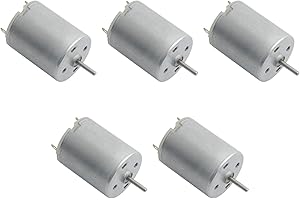 SWHMC Dc Motor 3V-12V 280 Micro Motor 42 x 24 mm for RC Boat Model Toys Diy (Pack of 5)
